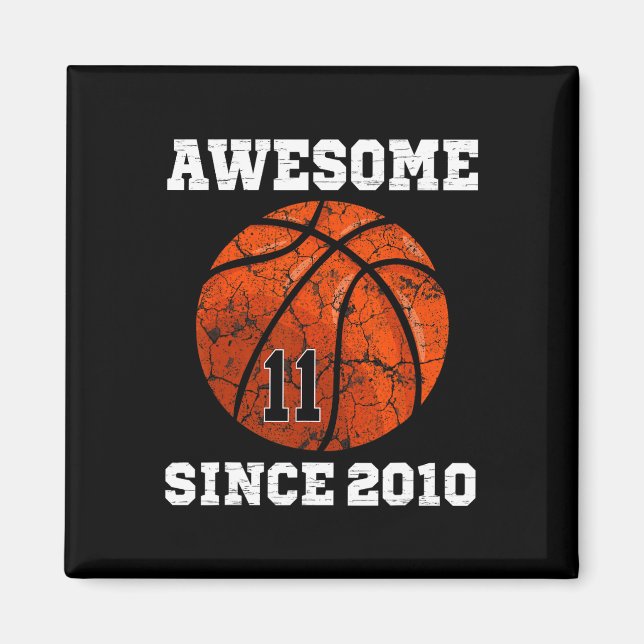 Íman 11 Birthday Basball Lover Gift 11 Anos V (Frente)