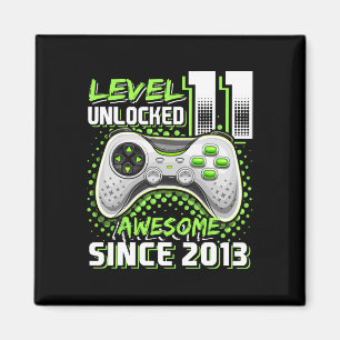 Íman 11 Birthday Gamer De 11 Anos Engraçado Garoto Ele