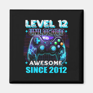 Íman 12 Birthday Gamer 12 Anos Engraçado Garoto De Bday