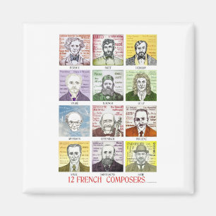 Íman 12 compositores franceses