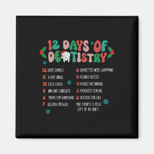 Íman 12 Dias De Dentista Natal Dentista Hygie Dental