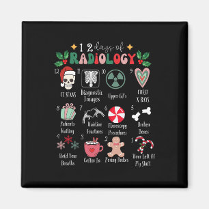 Íman 12 Dias Engraçados De Radiologia Natal Radiate Xra