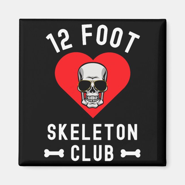 Íman 12 Foot Skeleton Club Giant Skelly Gles Valentine' (Frente)