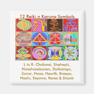 Íman 12 Reiki n Karuna Reiki — Designs de cura