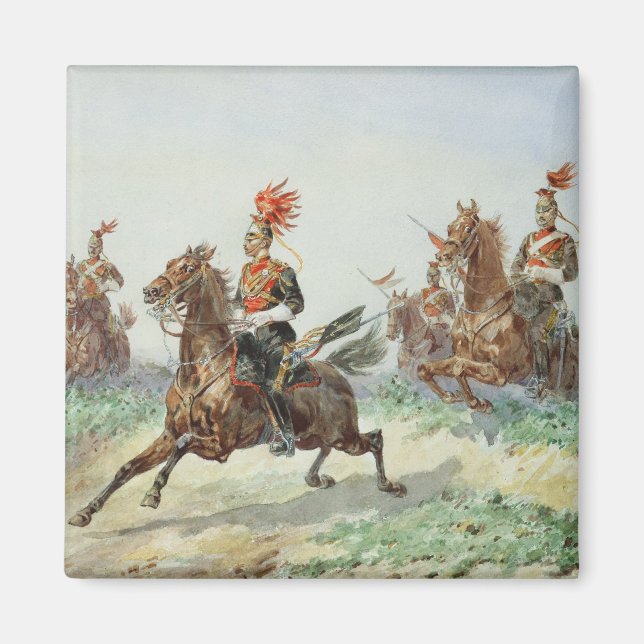 Íman 12 Royal Lancers (m/c sobre lápis com altura super (Frente)