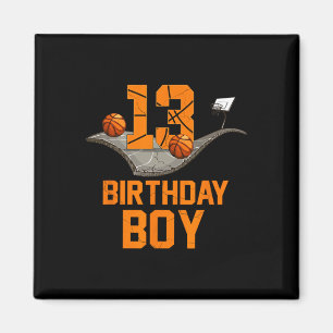 Íman 13 Birthday Basball Jersey 13 Anos
