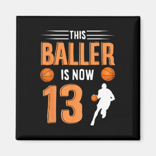 Íman 13 Birthday Bysketbyll - Este Byller Tem Agora 13 