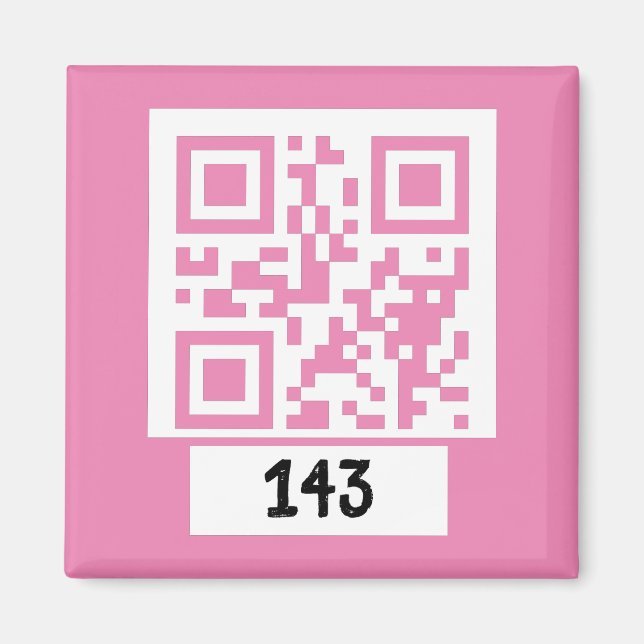 Íman 143 mensagens secretas de código QR, decodificá-la (Frente)