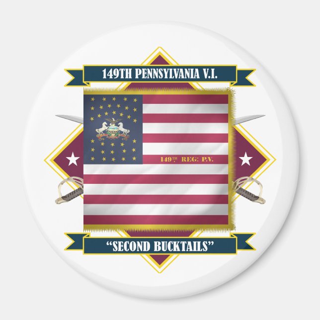 Íman 149th Pennsylvania V.I. (Frente)