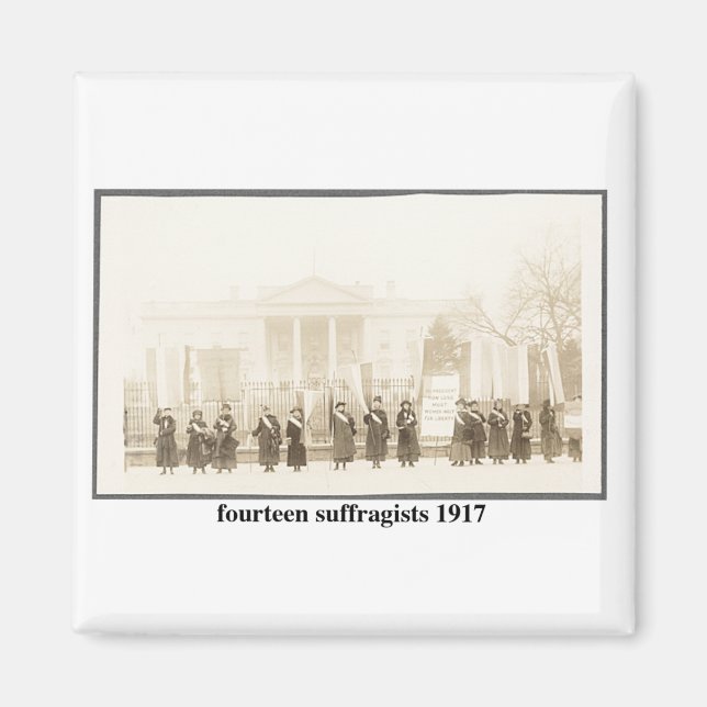 Íman 14 Sufragistas, 1917 (Frente)
