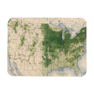 Íman 158 Aveia/quilômetro quadrado