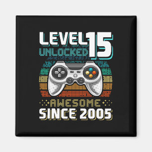 Íman 15 Aniversário do 15 do Jogo de Vídeo 2005 Desbloq