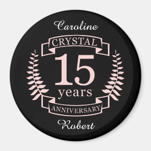 Íman 15 anos de casamento de Crystal