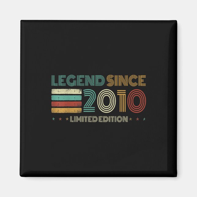 Íman 15 Years Old Legend Since 2010 15th Birthday  (Frente)