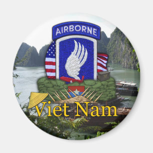 Íman 173.ª brigada aérea vietnam war vets Magnet