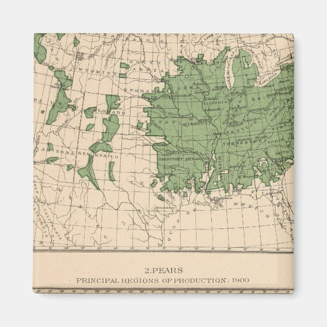 Íman 174 Maçãs, peras, regiões principais (Frente)