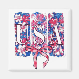 Íman 1776 América 4 de julho Flores EUA