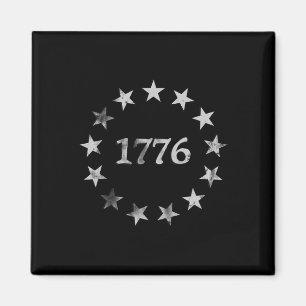 Íman 1776 Estilo Vintage Patriótico Usa 4 De Julho