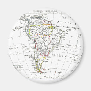 Íman 1806 mapa - L'Amérique Méridionale