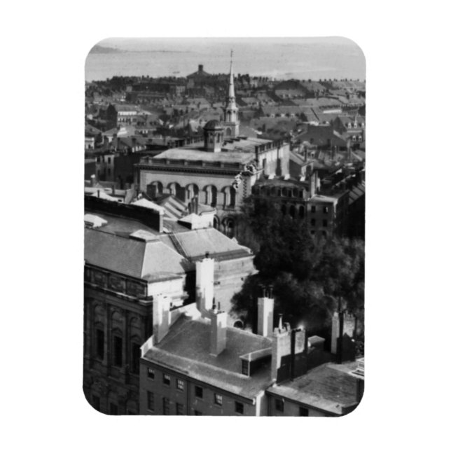 Íman 1859: Uma vista de Boston olhando para o sul (Vertical)