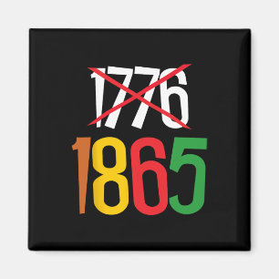 Íman 1865 Não 1776 Juneteth É Meu Quarto De Julho Afric