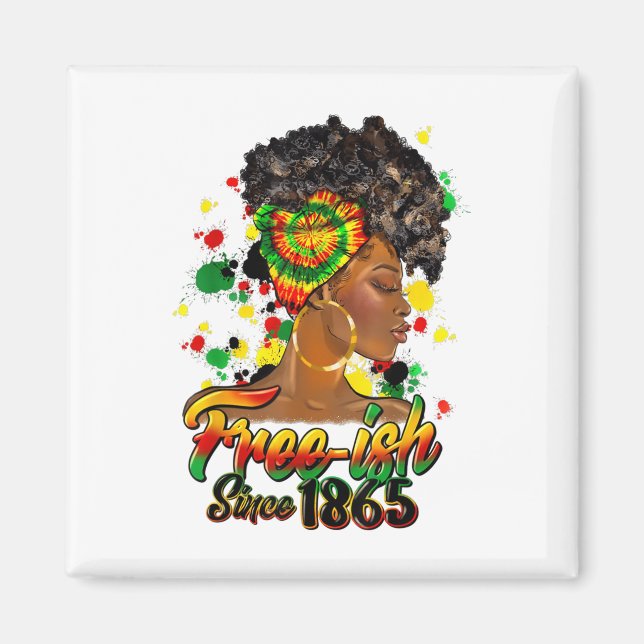 Íman 18 de junho de 1865 A Liberdade Americana Africana (Frente)
