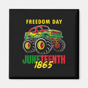 Íman 18 de junho de 1865 Black History Boys Tee Monster