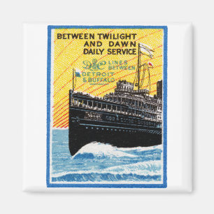 Íman 1910 Detroit ao Steamship de Buffalo