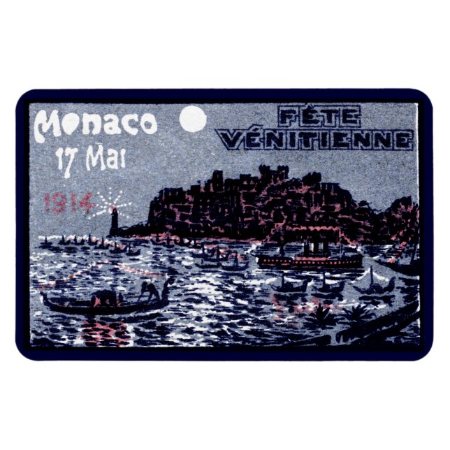 Íman 1914 Festival Venetiano de Mônaco (Horizontal)