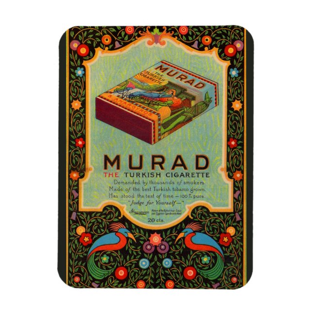 Íman 1920 Murad Cigarros e (Vertical)