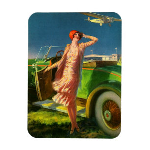 Íman 1930, carro para mulheres e avião