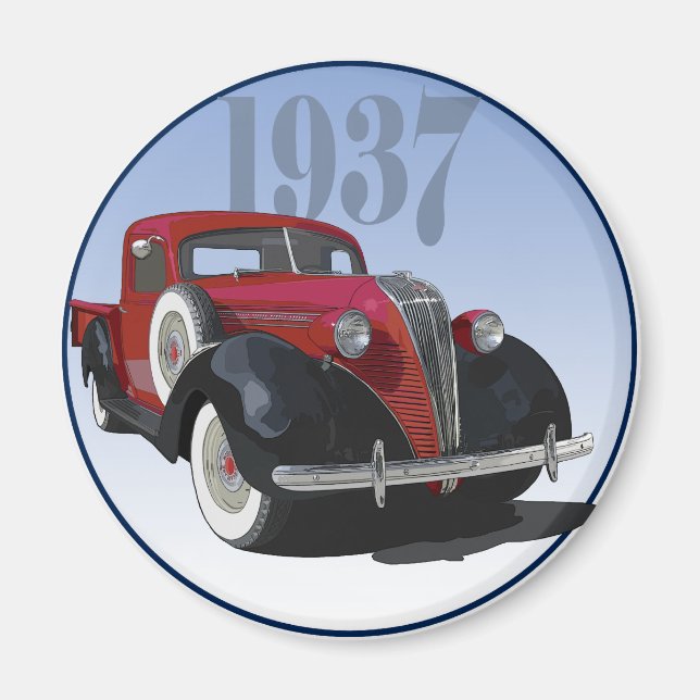 Íman 1937 Hudson Terraplane (Frente)