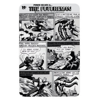 Íman 1940's The FUTUREMAN Comic Strip Flexible Magnet