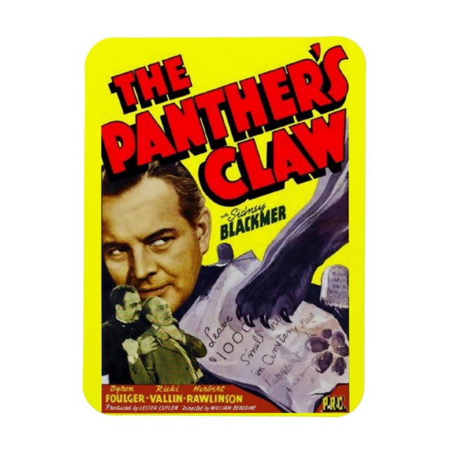 Íman 1942 O poster do filme Panther's Claw (Vertical)