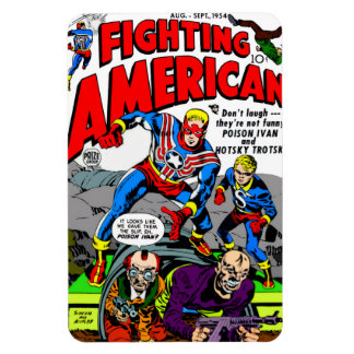 Íman 1950's 'Fighting American' Magnet