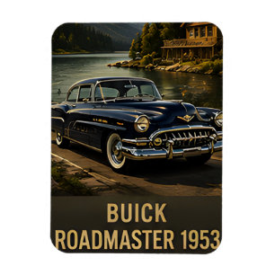Íman 1953 Buick Roadmaster Automóvel Americano Vintage