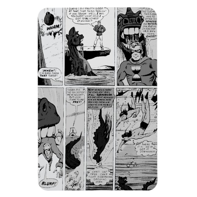 Íman 1960's Nemesis Funny Strip Magnet (Vertical)