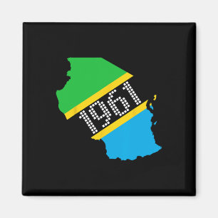 Íman 1961 Dia da Independência da Bandeira da Tanzânia 