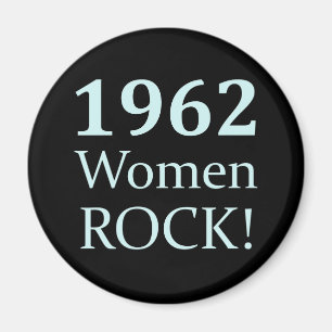 Íman 1962 Women Rock, 50º aniversário