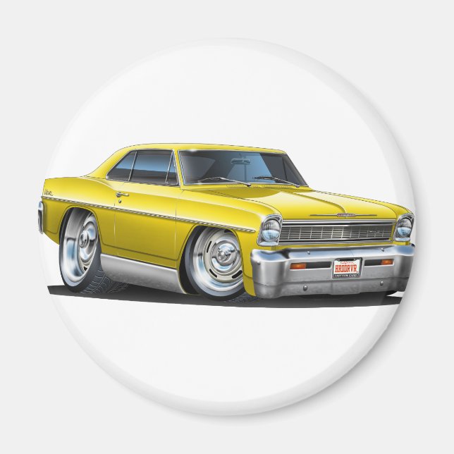 Íman 1966-67 Carro Amarelo Nova (Frente)