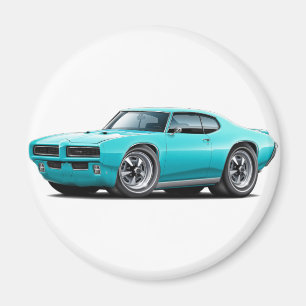 Íman 1968-69 carro de turquesa de GTO