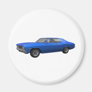 Íman 1968 Chevelle SS: Conclusão Azul