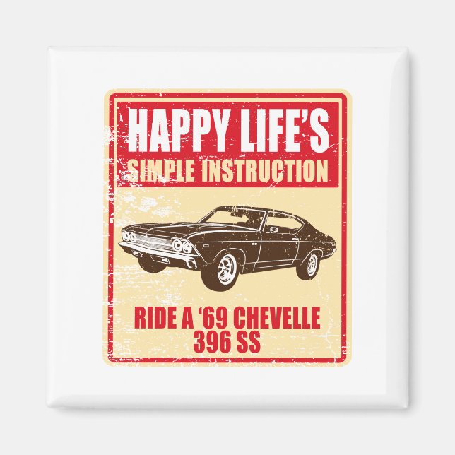 Íman 1969 Chevrolet Chevelle 396 SS (Frente)