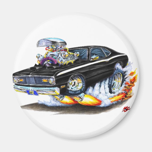 Íman 1970-74 Carro Negro Duster Plymouth (Frente)