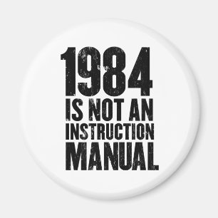 Íman 1984 não é um ímã manual de instruções