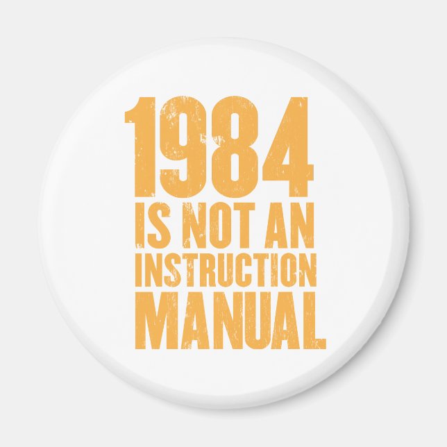 Íman 1984 não é um ímã manual de instruções (Frente)
