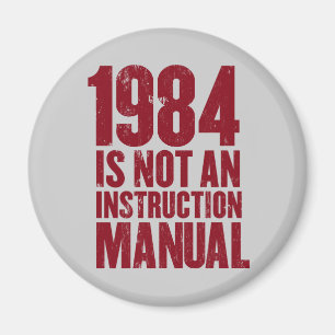 Íman 1984 não são um ímã do manual da instrução