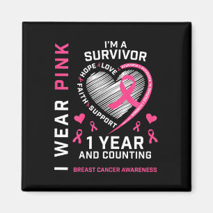 Íman 1 ano de Cancer grátis mãe cor-de-rosa consciência