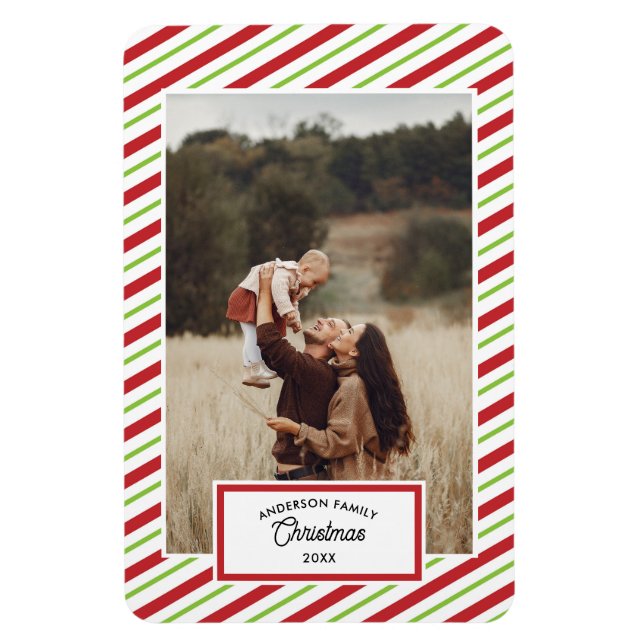 Íman 1 Foto Vermelho e Verde - faixas de diagnóstico (Vertical)