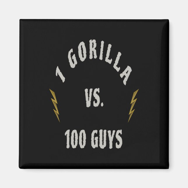 Íman 1 Gorila vs. 100 Homens (Frente)
